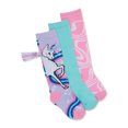 thumbnail image 2 of Wonder Nation Girls Knee High Fashion Socks, 3-Pack, Sizes S-L, 2 of 6