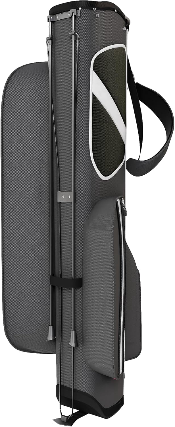 Ultra-Lite Golf Stand Bag - 3 Lbs, 4 Way Divider Portable Carry Case with Rain Hood for Men Women