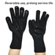 thumbnail image 3 of Guantes De Barbacoa Calientes, Uso Reversible, Guantes De Cocina Resistentes Al Calor, Forro De Algodón De Poliéster, Resistencia Al Calor Para Cocina, 3 of 7