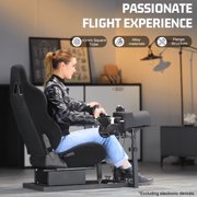 Marada Flight Simulator Cockpit with Game Seat for Thrustmaster A10C Hotas Warthog