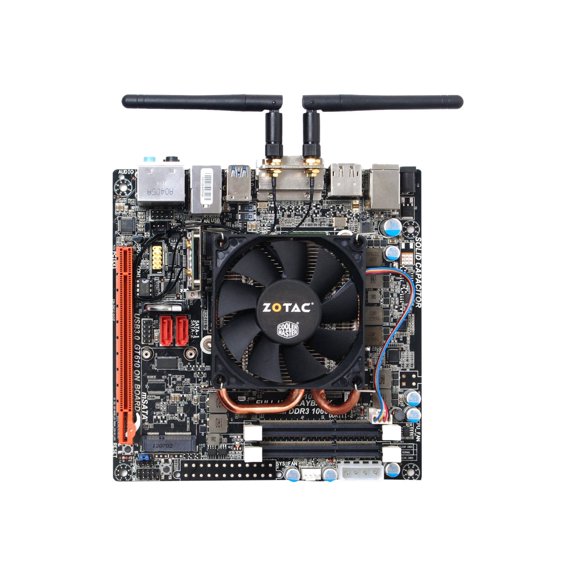 ZOTAC D2550-ITX WiFi Supreme - B Series - motherboard - mini ITX - Intel Atom D2550 - NM10 - USB 3.0 - Bluetooth, Gigabit LAN, Wi-Fi(n) - onboard graphics - HD Audio (8-channel) - AC Power Adapter