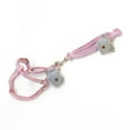 thumbnail image 2 of Flmtop Adjustable Core-Spun Metal Buckle Cotton Leash Harness Dog Traction Pull Rope Pink, 2 of 9