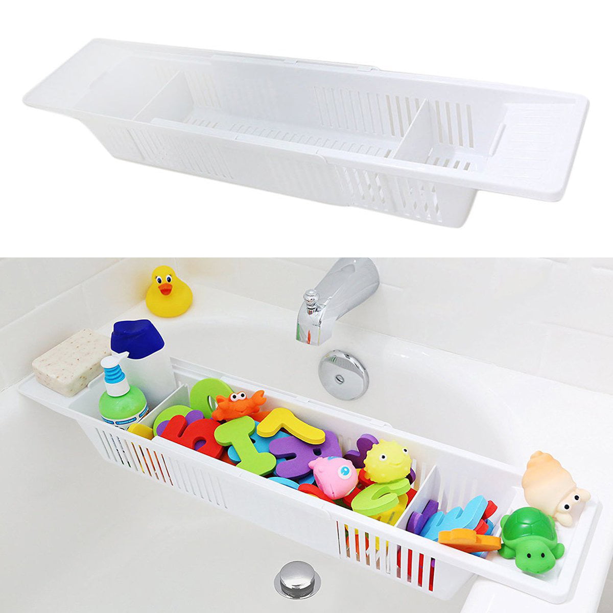 plastic bath toy storage