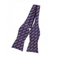 thumbnail image 1 of Omega Psi Phi Fraternity Purple Silk Tie ( Self Tie), 1 of 1