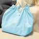 thumbnail image 4 of Bolsa de almacenamiento de artículos diversos plegable impermeable para viajes al aire libre de gran capacidad Bolsa de compras de supermercado plegable azul, 4 of 6