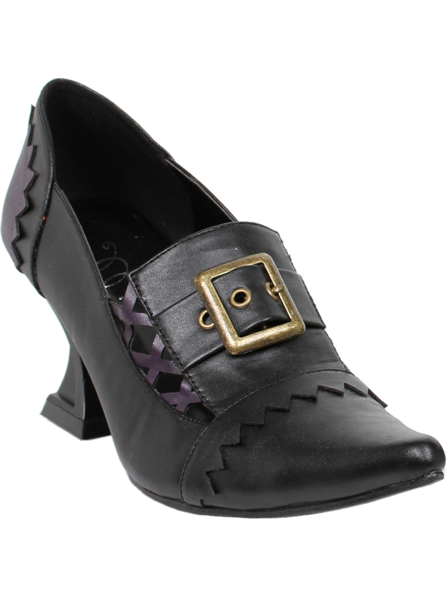 black heel pumps