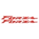 thumbnail image 1 of Par de pegatinas con emblemas tridimensionales para la carrocería de motocicleta Honda FORZA 300 125 250 (rojo), 1 of 14