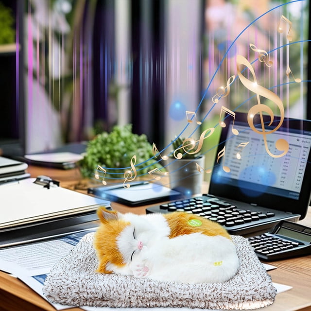 Simulation Kitty Car Activated Carbon Ornaments Cute Kitty Shape That Can Meow Deodorizing And Decorating The Car Activated Carbon Material Interesting