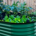 thumbnail image 2 of VEIKOUS Outdoor Galvanized Raised Garden Bed, 9-in-1 Adjustable Metal Raised Garden Beds for Flower, Green, 2 of 11