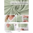 thumbnail image 6 of MINTREUS Pajamas for Women Long Sleeve Sleepwear Soft Two Piece Lounge Set with Pockets, 6 of 8