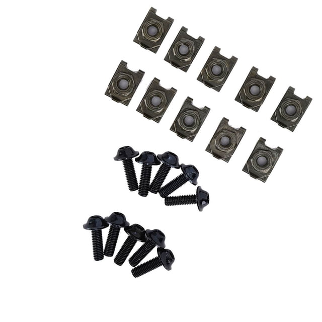 Mounting Nut Set, 5x16MM Motorcycle Fairing Body Kit Screw Spire Speed Fastener Clip Nut