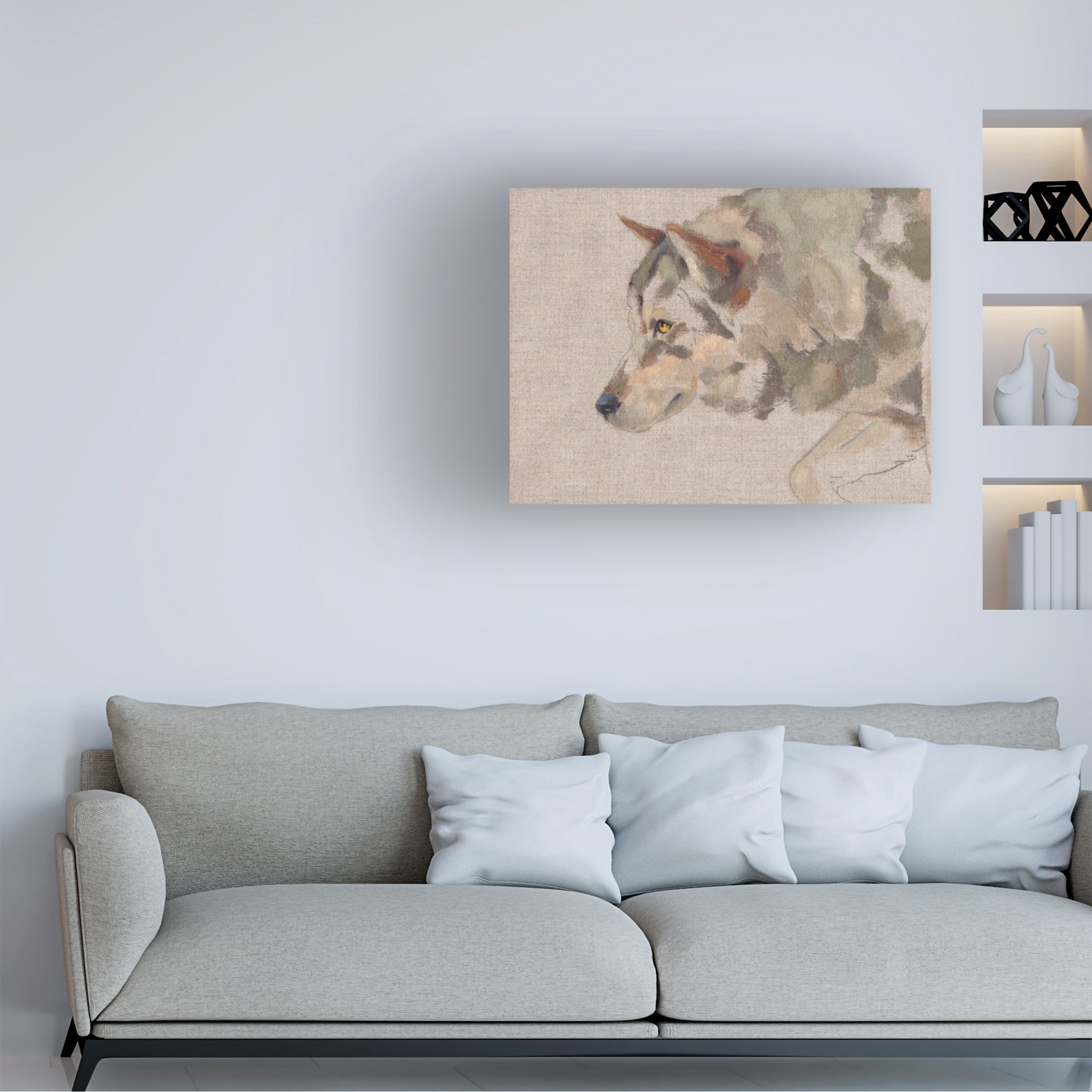 Jacob Green 'Timber Wolf II' Canvas Art