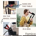 thumbnail image 5 of Muletas Famica para adultos (1 unidad, puño abierto): asas ergonómicas ajustables, puño y altura, plegables, ligeras y antideslizantes., 5 of 5