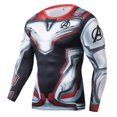 thumbnail image 1 of Superhero Spiderman Captain America Camiseta Hombre Moda Casual Compresión Cosplay Disfraz Deportes Fitness Camisapangjing, 1 of 4