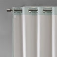 thumbnail image 4 of SunSmart Maya Polyester Fabric Heathered Window Panel in Aqua Blue, 4 of 9