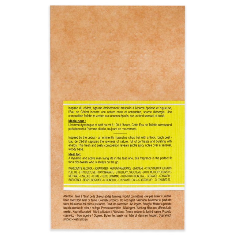 L'occitane Eau de Cedrat - Eau de Toilette Spray, Citrus