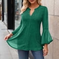 thumbnail image 2 of Active Tops Women Medium Pack Loose Fit Womens Top Athletic Long Sleeve Shirt Women Layering Tees for Women Long Sleeve Womens Turtleneck Long Sleeve Tops Long Sleeve Compression Green S, 2 of 5