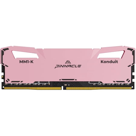 Timetec Pinnacle Konduit 8GB DDR4 3200MHz PC4-25600 CL16-18-18-38 XMP2.0 Overclocking 1.35V Compatible for AMD and Intel Desktop Gaming PC Memory Module RAM - Pink