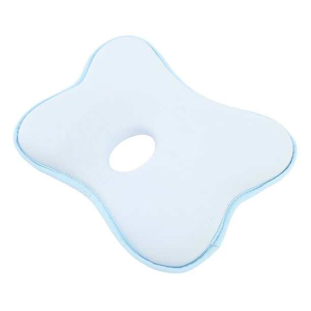 Almohada Con forma de Cabeza de Bebé, Almohada Con forma de Bebé Evita la Cabeza Plana Portátil Transpirable Ergonomico para recién Nacido