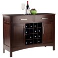 thumbnail image 2 of Winsome Gordon Buffet Cabinet/Sideboard Cappuccino Finish, 2 of 9