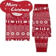 thumbnail image 3 of Conjunto de pijamas estampados de manga larga y cuello redondo para padres e hijos, nuevo hogar familiar navideño europeo y americano, 3 of 5