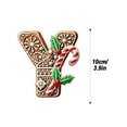thumbnail image 2 of Coollooc 26 Alphabet Ornaments for Christmas Tree, Candy Cane Initial Letter Pendant with Berries Pattern, Mini Monogram Hanging Decorations for Party Gifts DIY Decor(Y,A), 2 of 6
