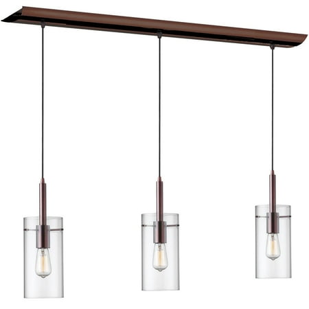 Vintage Bronze Island - Dainolite 3 Light Vintage Island Pendant - Oil Brushed Bronze