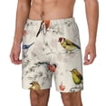thumbnail image 2 of Balery Little Birds Mens Swim Trunks Swim Shorts for Men Quick Dry Inseam Beach Shorts with Compression Liner Pocket-Medium, 2 of 9