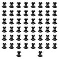 thumbnail image 2 of S SERENABLE 50Pcs Electric Fence Insulators for 9.5mmdiameter Middle Rod Easy to Install DIY Black, 2 of 9