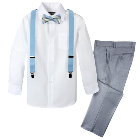 

Spring Notion Boys 4-Piece Patterned Dress up Pants Set