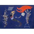 thumbnail image 2 of Kandinsky, Wassily 18x14 White Modern Wood Framed Museum Art Print Titled - La_flèche- 1943 (Februar), 2 of 4