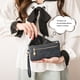 thumbnail image 3 of Cartera Minnieouse de mujer portátil Vintage reemplazo cremallera tarjetero monedero Café, 3 of 6