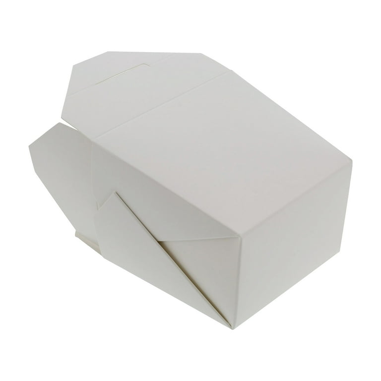 Paper Take Out Food Containers 16 Oz Microwaveable White Chinese