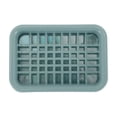 thumbnail image 3 of Unique Bargains 1 Pc Soap Dish Double Layer Grid Soap Holder for Bathroom Blue, 3 of 6