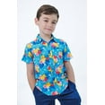 thumbnail image 4 of Pokemon Pikachu Matching Family Hawaiian Button Down Shirt Toddler to Big Kid, 4 of 5