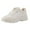 Beige, variant on XIMIN Women Chunky Platform Casual Lace-Up Walking Sneakers Fashion Leather Easy - Walk Casual Sport Strap Athletic Running Shoes Wedge Walking Sport Dad Shoes