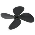 thumbnail image 4 of Ventilador de chimenea de 4 aspas, aspas de ventilador de estufa, repuestos, accesorios para estufas domésticas, color negro, 4 of 14