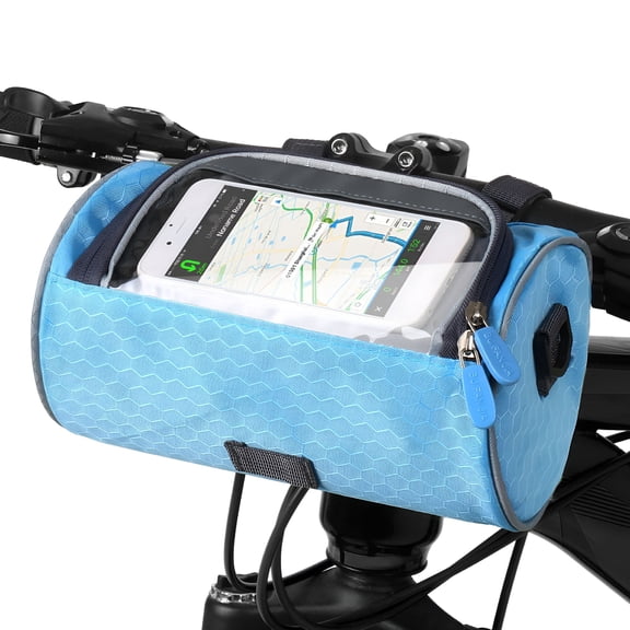 GASTROPOD Waterproof Bike Handlebar Bag Front Bag Touchscreen Phone Holder Bag Pack Shoulder Bag MTB Cycling Storage Bag Pannier