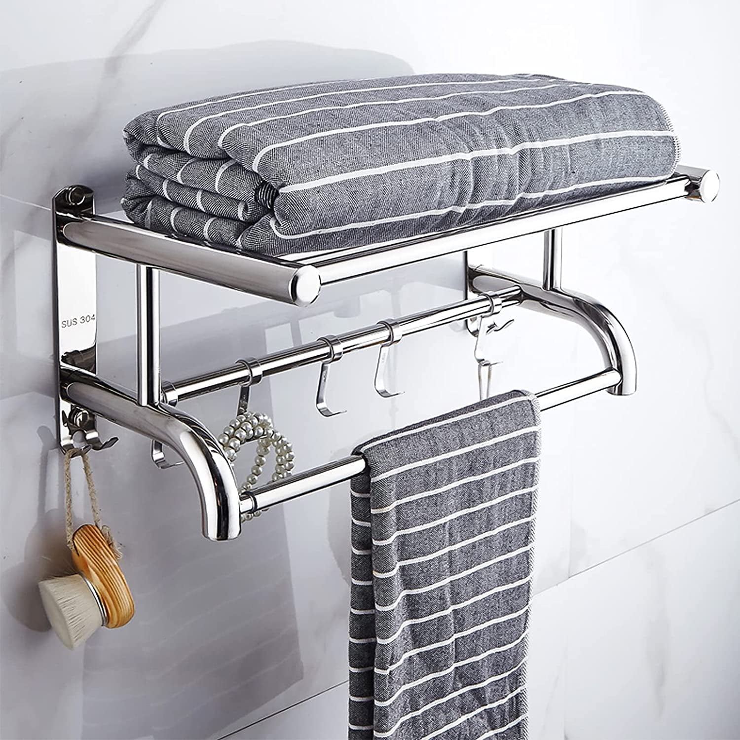 Over The Door Hanger Hook Clothes Storage Holder Multipurpose Towel'Hanging RF 