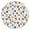 White Baseball Elements, variant on White Baseball Elements Pattern Round Fitted Tablecloth with Elastic Edge,Dining Table Cover Waterproof,Outdoor Round Tablecloth for Camping,Dining,Indoor and Outdoor