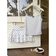 thumbnail image 5 of White Polka Dot Ruffle Layered Mini Skirt For Women Casual Summer Wear, 5 of 7