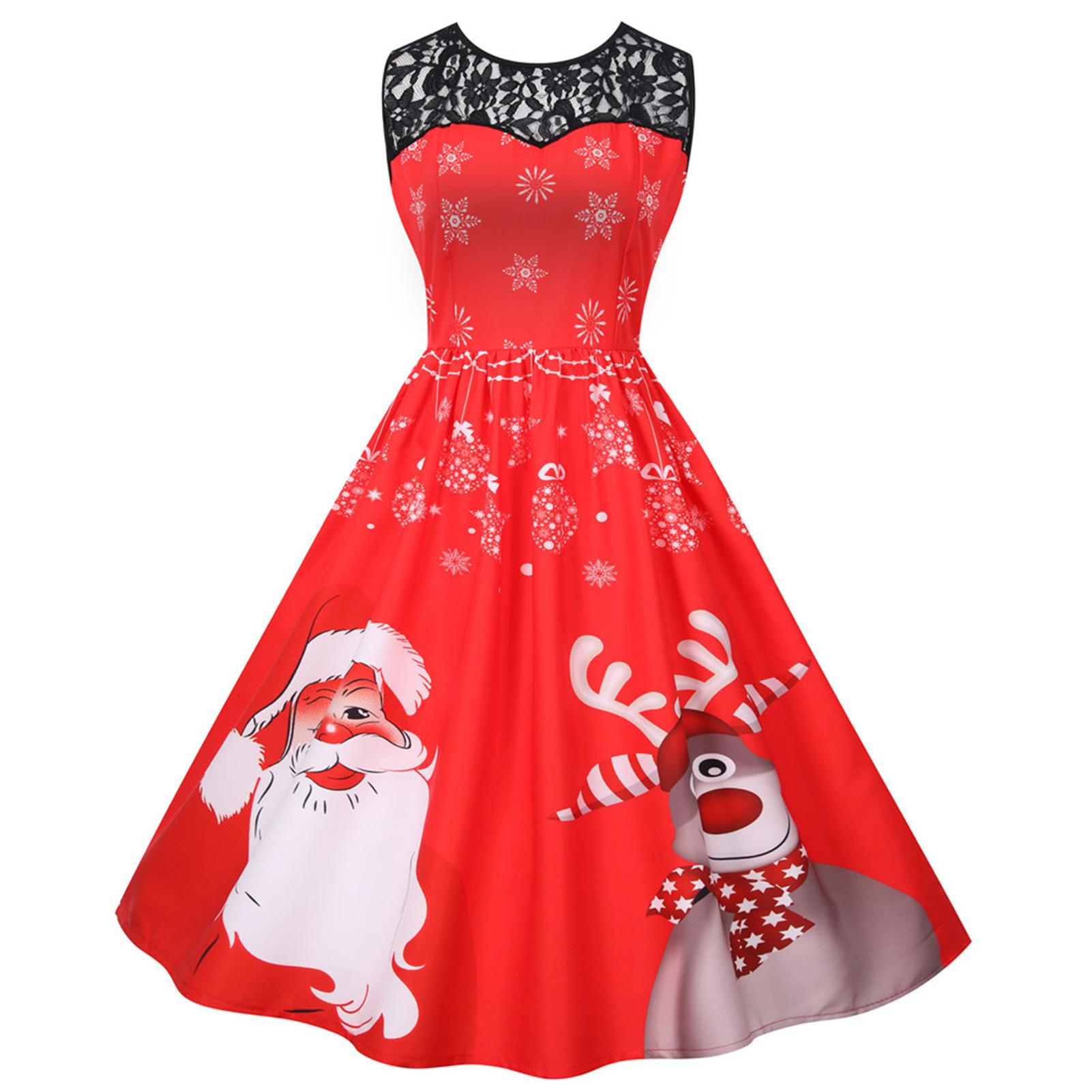 retro christmas dress