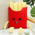 thumbnail image 2 of Simulated French Fries Plush Doll, Soft Comfortable Highly Elastic Fun Plush Toy, Cute Gift Decoration For Friends, 1Pc French Fries Pillow Small Size 35*20Cm, 2 of 8