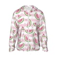thumbnail image 2 of Lsque Watermelon UPF 50+ Lightweight Sun Protection Men's Women's Long Sleeve Shirt, Hoodie Performance -XX-Large, 2 of 9