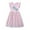 Pink, variant on Bellafa Toddler Girl Tulle Dress Summer Ruffle Sleeveless Baby Girl Casual Dresses 3-8Y Princess Tutu Sundress