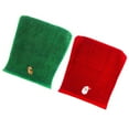 thumbnail image 1 of Inteprter Toallas de mano de Navidad, regalo de tela pura, decoración decorativa de Navidad, patrón bordado, toalla de para hombres y mujeres, Kits de decoración para fiestas rojo verde Inteprter HA045069-02, 1 of 6