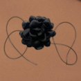 thumbnail image 2 of yuksok Choker Rose Flower Lace up Necklace Fashion for Anniversaries Events Parties Black, 2 of 9