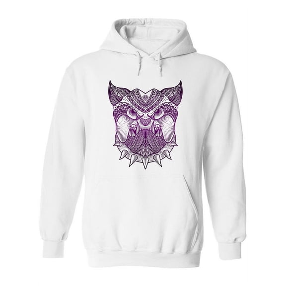 Ethnic Bulldog Design Hoodie Women -Image by Shutterstock, Female 3X-Large