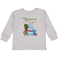 thumbnail image 3 of Inktastic I Want a Hippopotamus for Christmas Boys or Girls Long Sleeve Toddler T-Shirt, 3 of 5