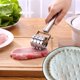 thumbnail image 2 of Meat Tenderizer Tool Roller Tenderizer - Stainless Steel Loose Meat Hammer, Meat Tenderizer Mallet Dishwasher Safe for Steak, Pork, Beef, Chicken, Lam, 2 of 5